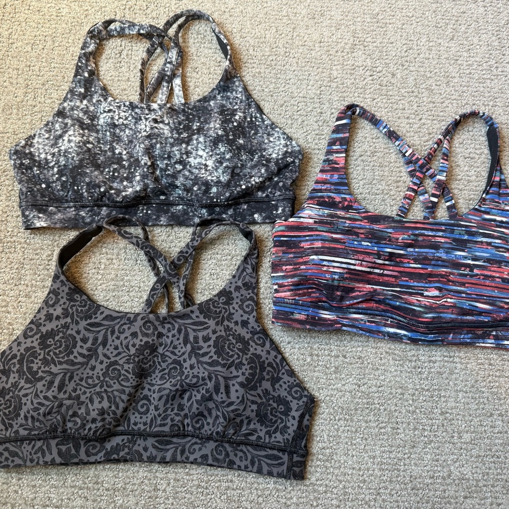 Lululemon Athletica Energy Sports Bras Size 8